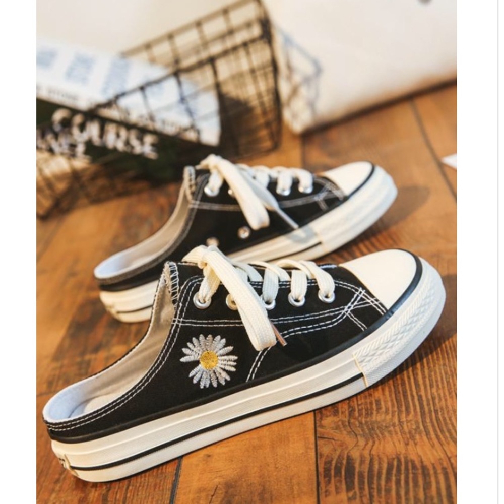 Daisy Mule Slip on Sneakers, Converse Style